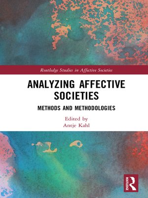 cover image of Analyzing Affective Societies